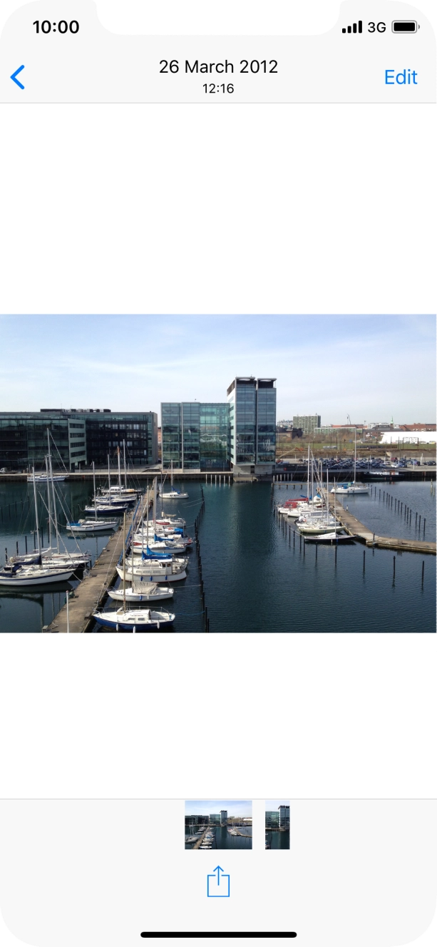 Press the share icon.