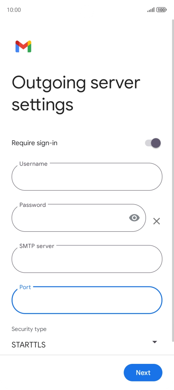Press the drop down list below 