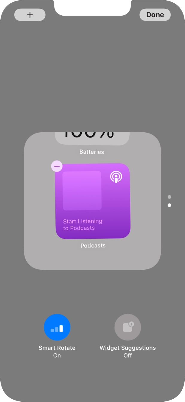Press Smart Rotate to turn the function on or off.