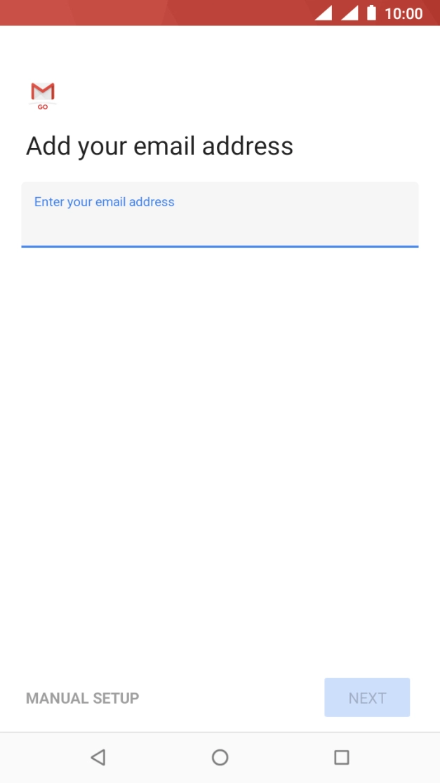 Press the field below 