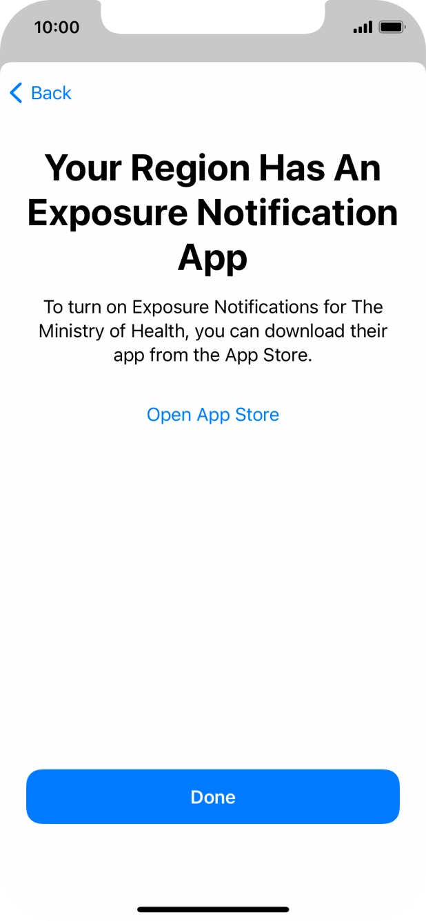 Press Open App Store and follow the instructions on the screen to download and install the app.
