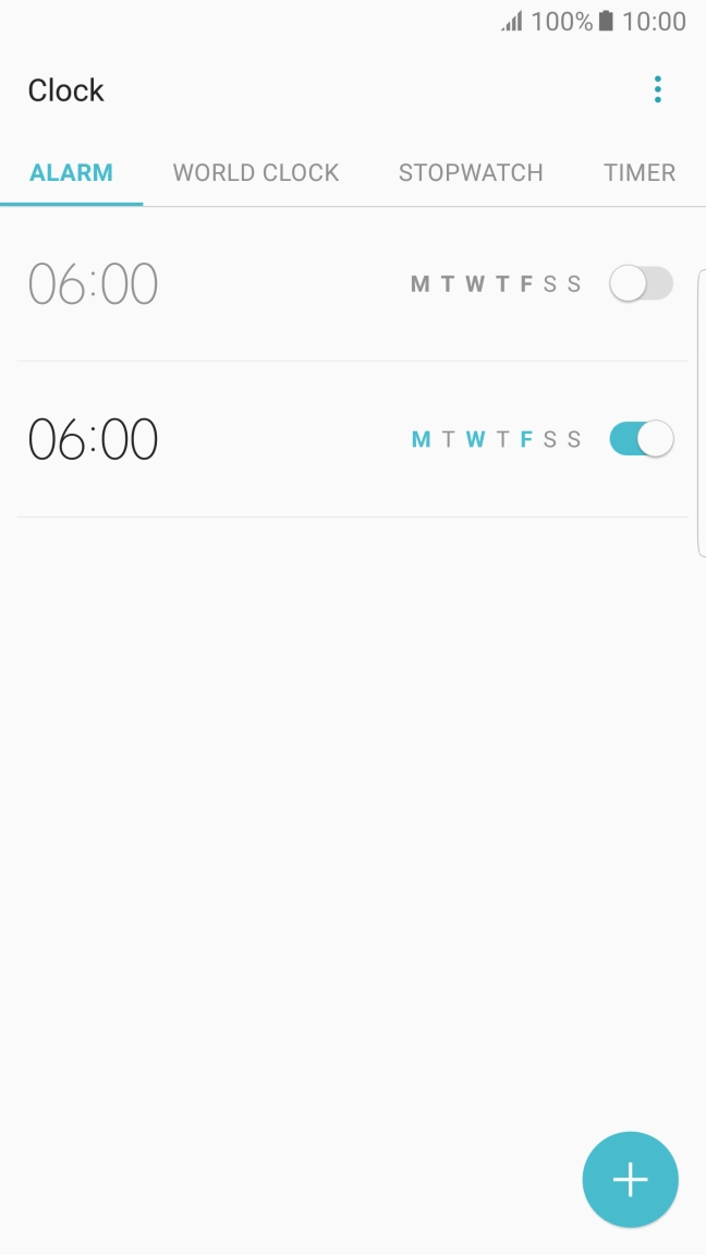 Press the Home key to return to the home screen.