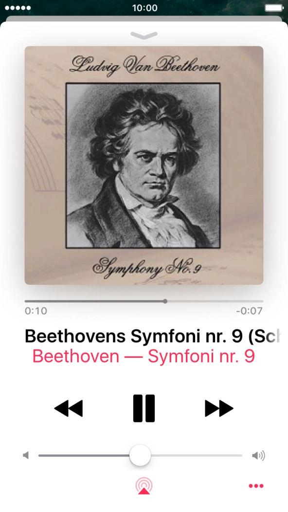 Press arrow right to go to the next audio file.