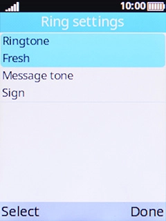 Select Ringtone.