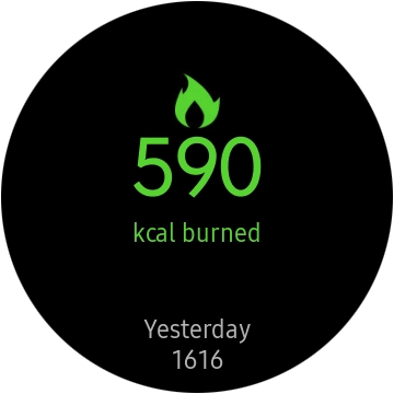 Slide your finger left to see more widgets.