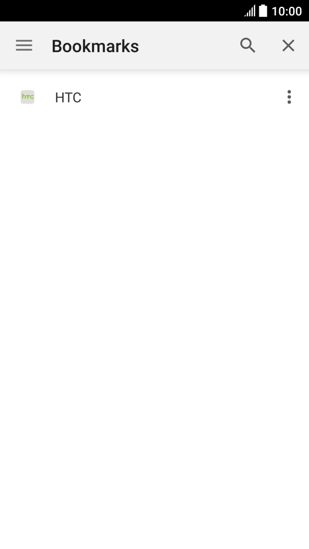 Press the required bookmark. Press the required bookmark.