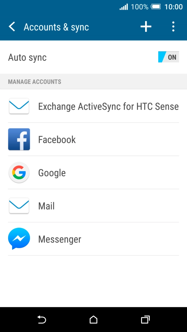 Press the Home key to return to the home screen.