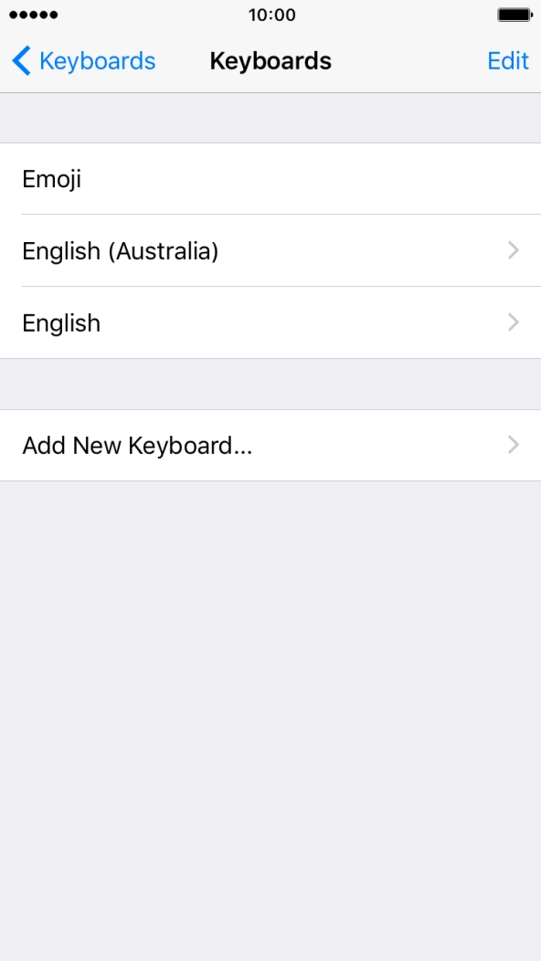 Press the Home key to return to the home screen.