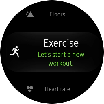 Press the activity icon. Press the activity icon.