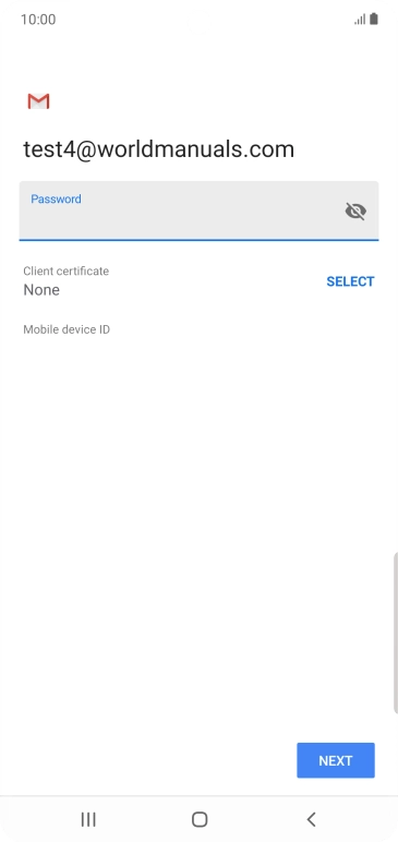 If you turn on the function, press SELECT and follow the instructions on the screen to install the required certificate. If you turn on the function, press SELECT and follow the instructions on the screen to install the required certificate.