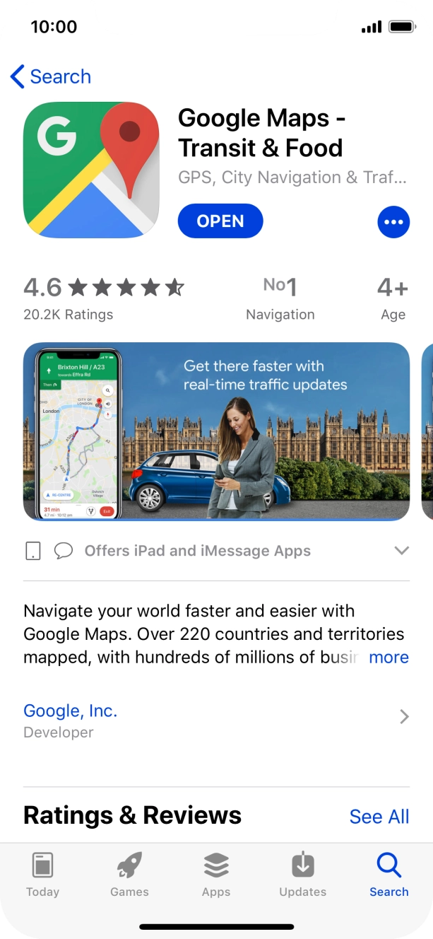 Slide your finger upwards starting from the bottom of the screen to return to the home screen.