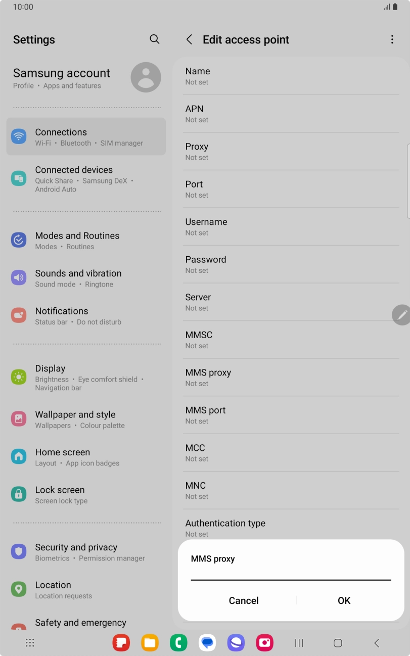 Key in 10.1.1.180 and press OK.