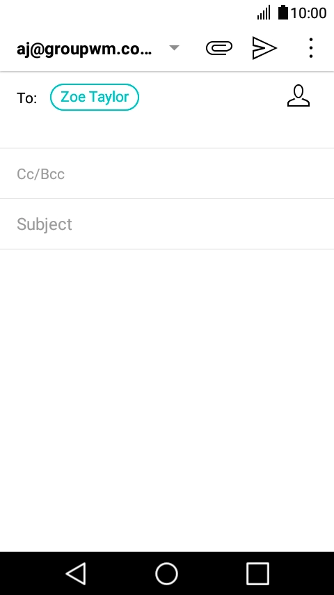 Press Subject and key in the required subject.