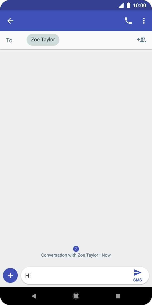 Press the attachment icon.