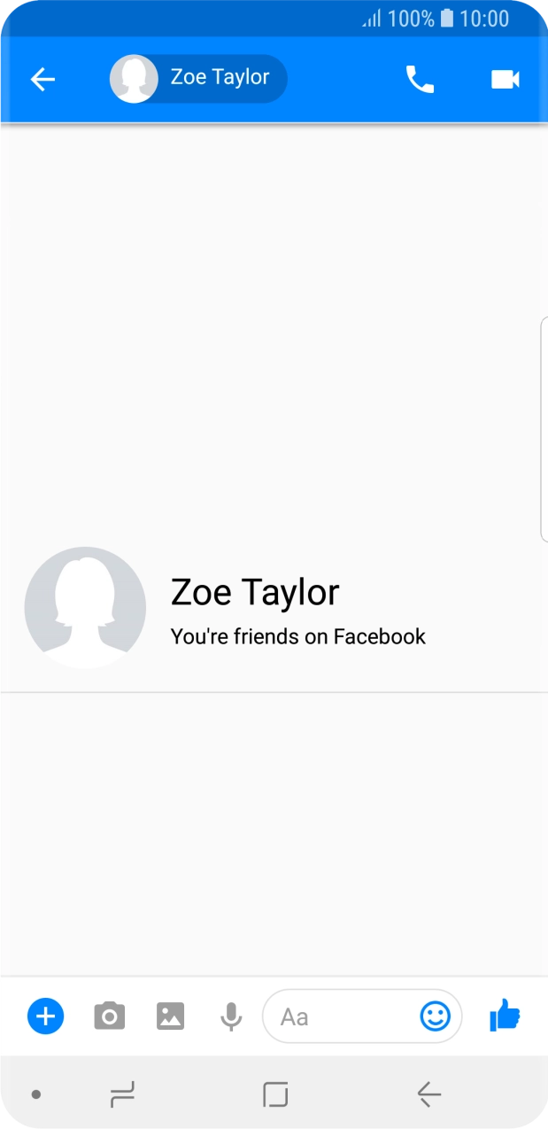 Press the text input field.