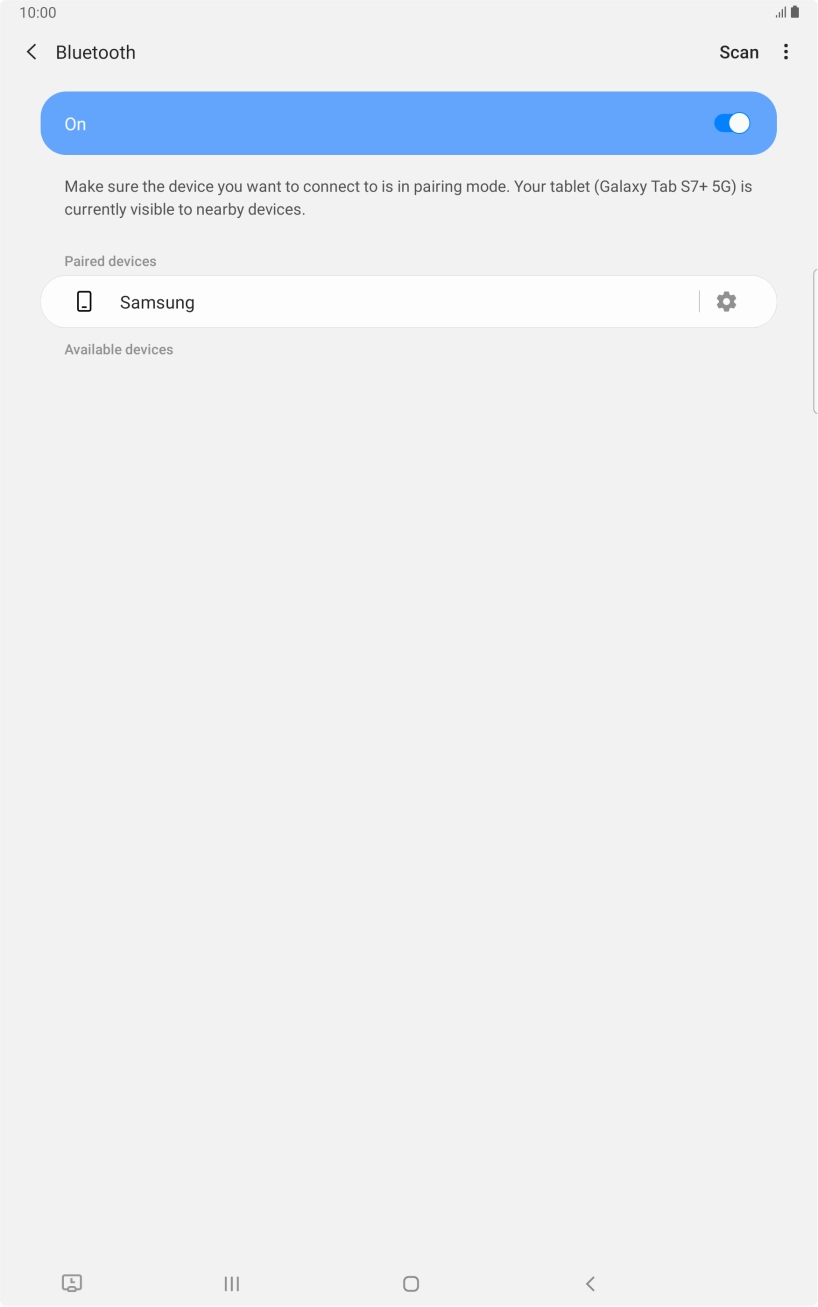 Press the Home key to return to the home screen.