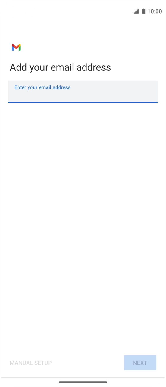 Press the field below 