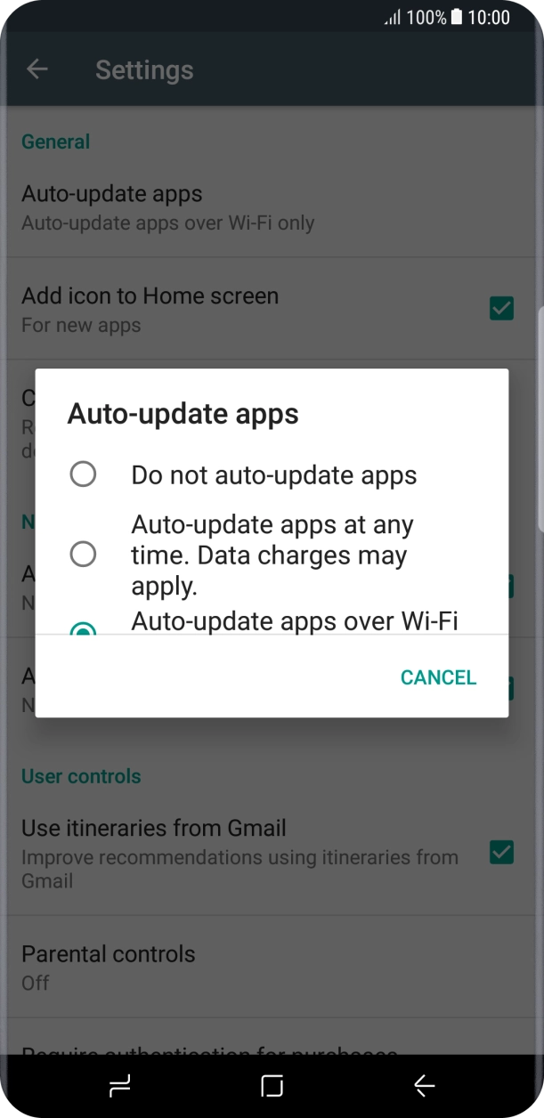 Press Do not auto-update apps to turn off the function. Press Do not auto-update apps to turn off the function.