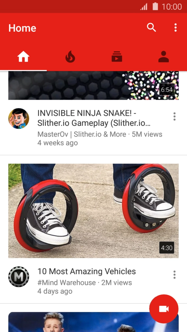 Press the upload icon.