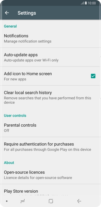 Press Auto-update apps. Press Auto-update apps.