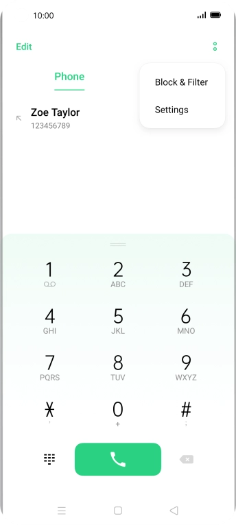 Press Settings. Press Settings.
