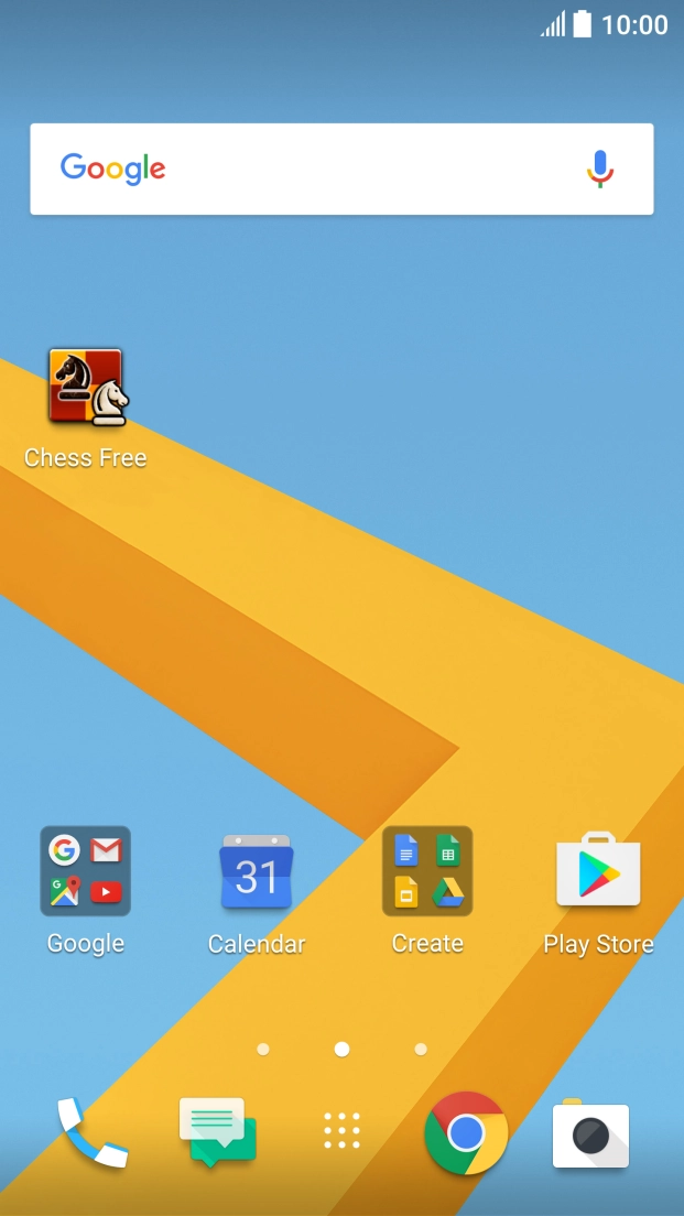 Press and hold the required shortcut. Drag the shortcut to the required position on the home screen.