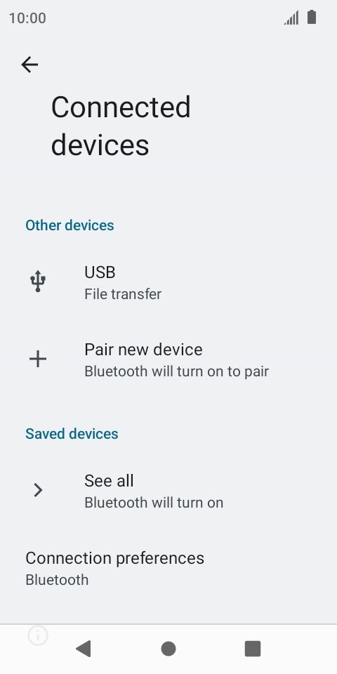 Press Pair new device to turn on the function.