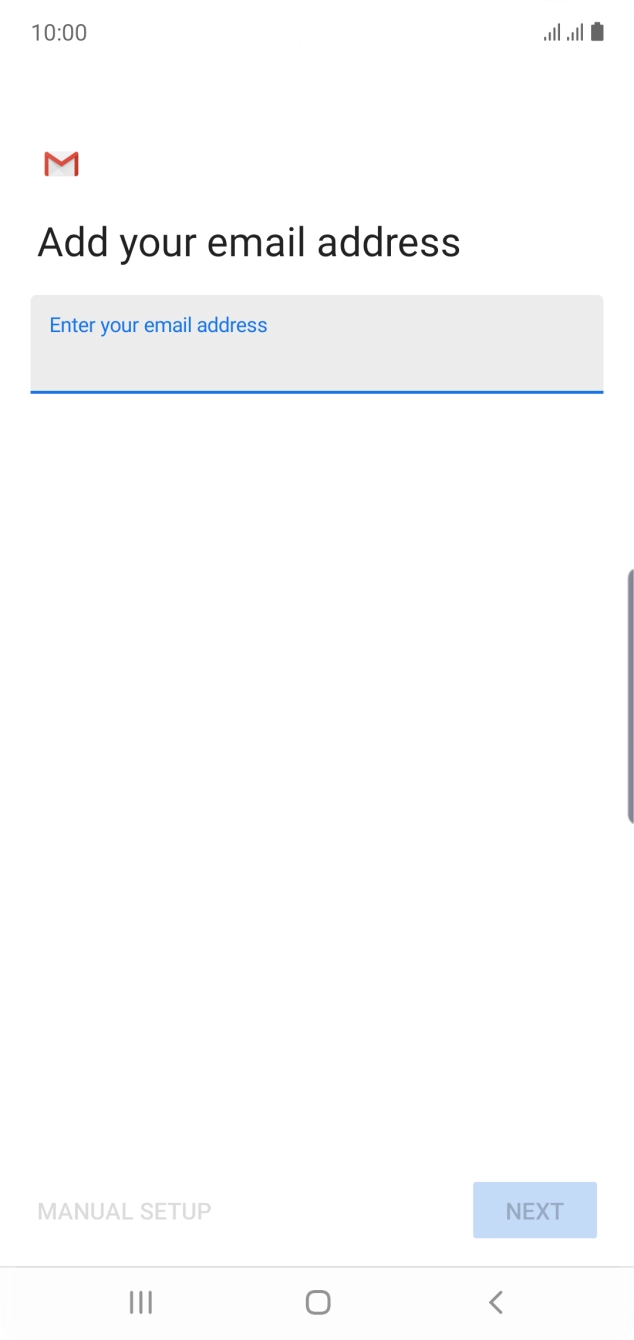 Press the field below 