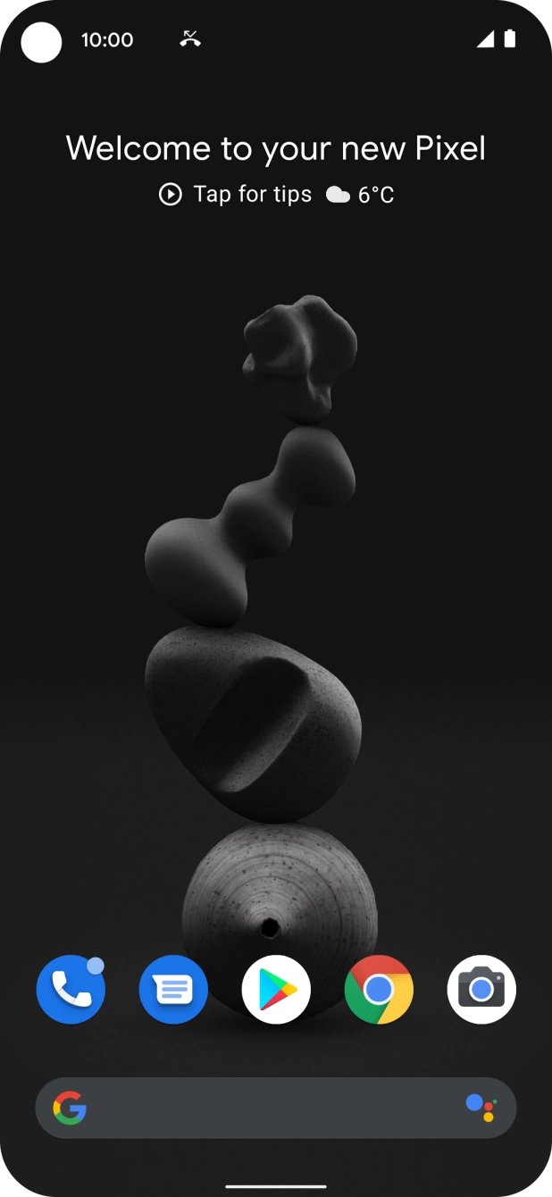 The missed calls icon shows that you have one or more missed calls.