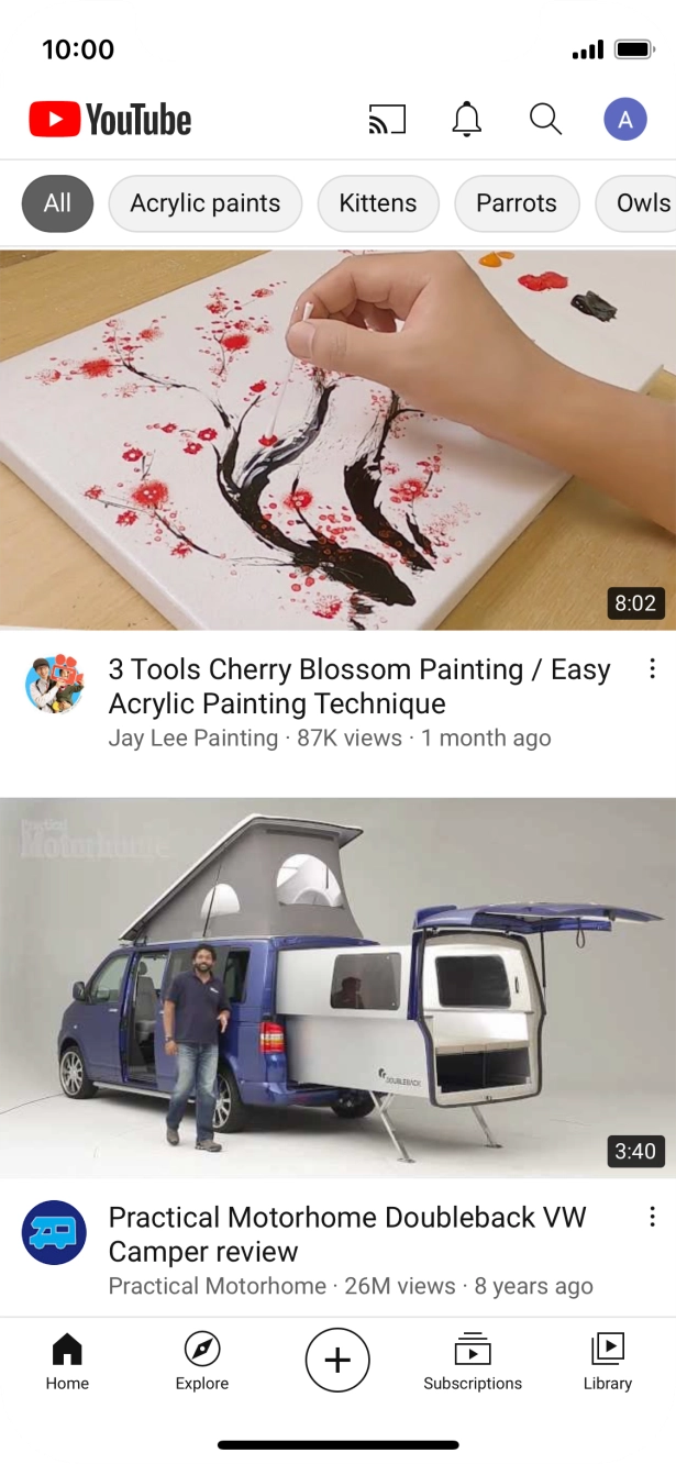 Press the upload icon.