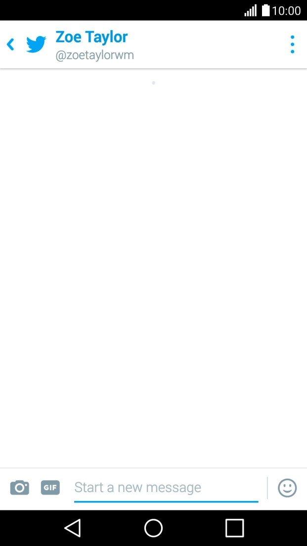 Press the text input field.