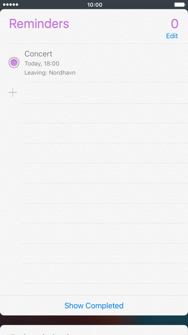 Press Show Completed.