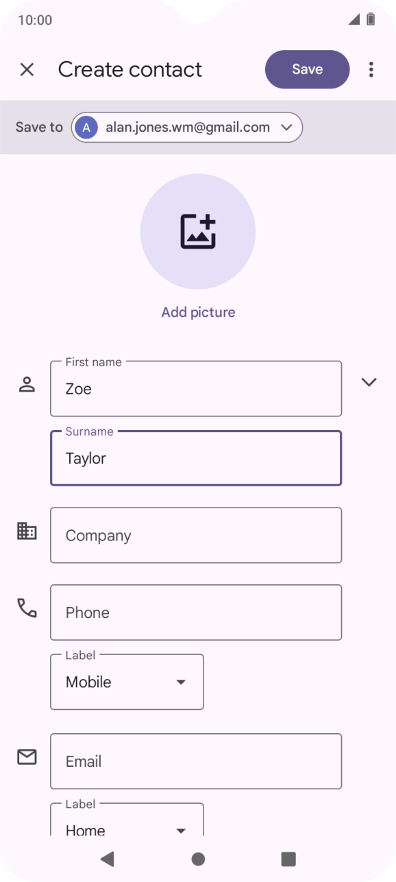 Press Phone and key in the phone number. Press Phone and key in the phone number.