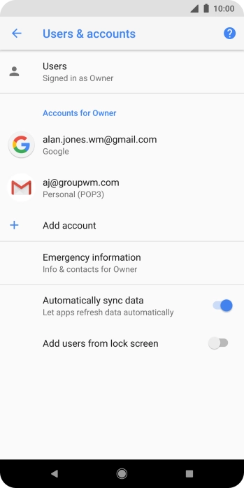 Press the Home key to return to the home screen. Press the Home key to return to the home screen.
