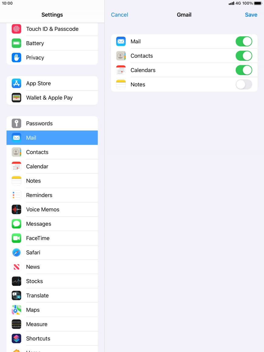 If this screen is displayed, your email account has been recognised and set up automatically. Follow the instructions on the screen to key in more information and finish setting up your tablet.