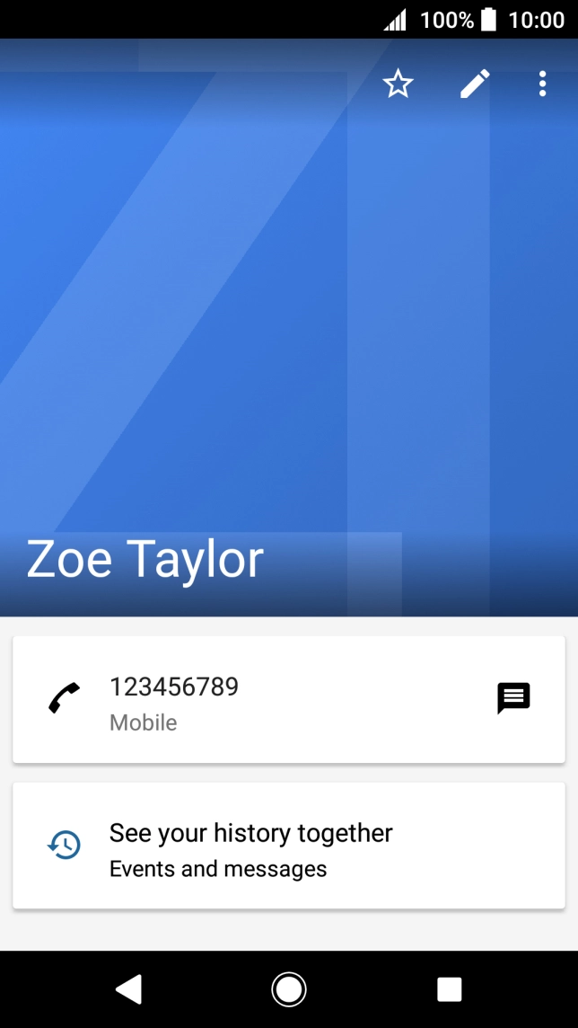 Press the Home key to return to the home screen.