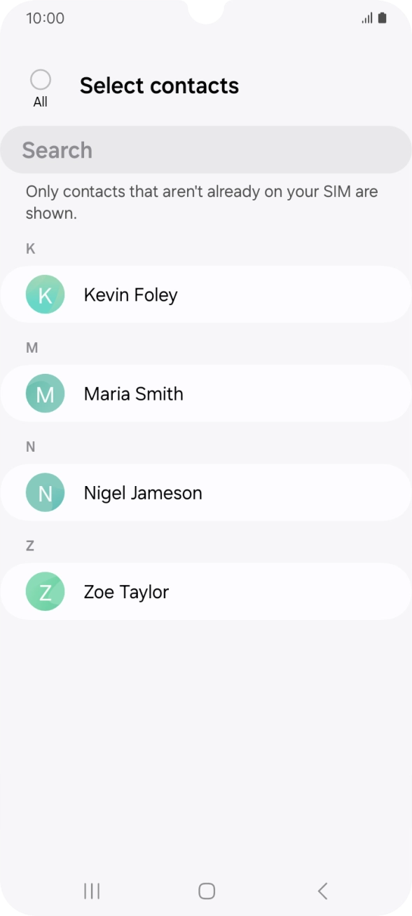 Press the field above 