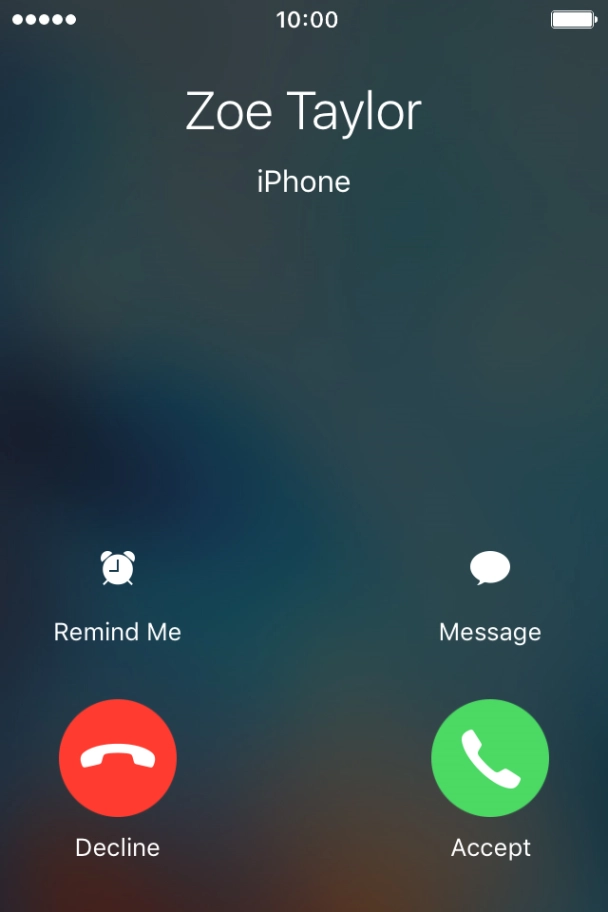 If the screen lock is turned off, press Accept.