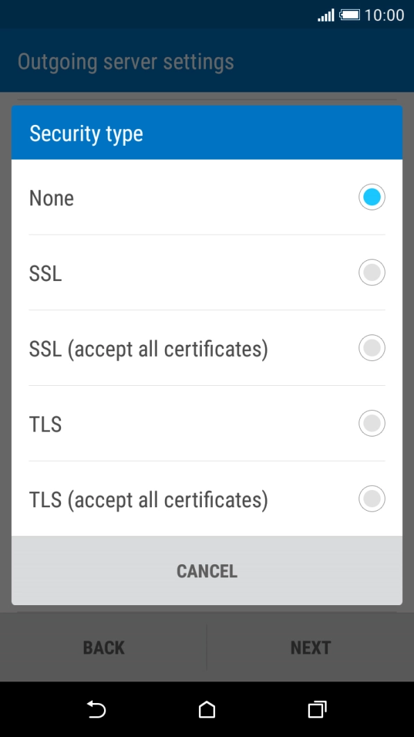Press SSL to turn on the function.