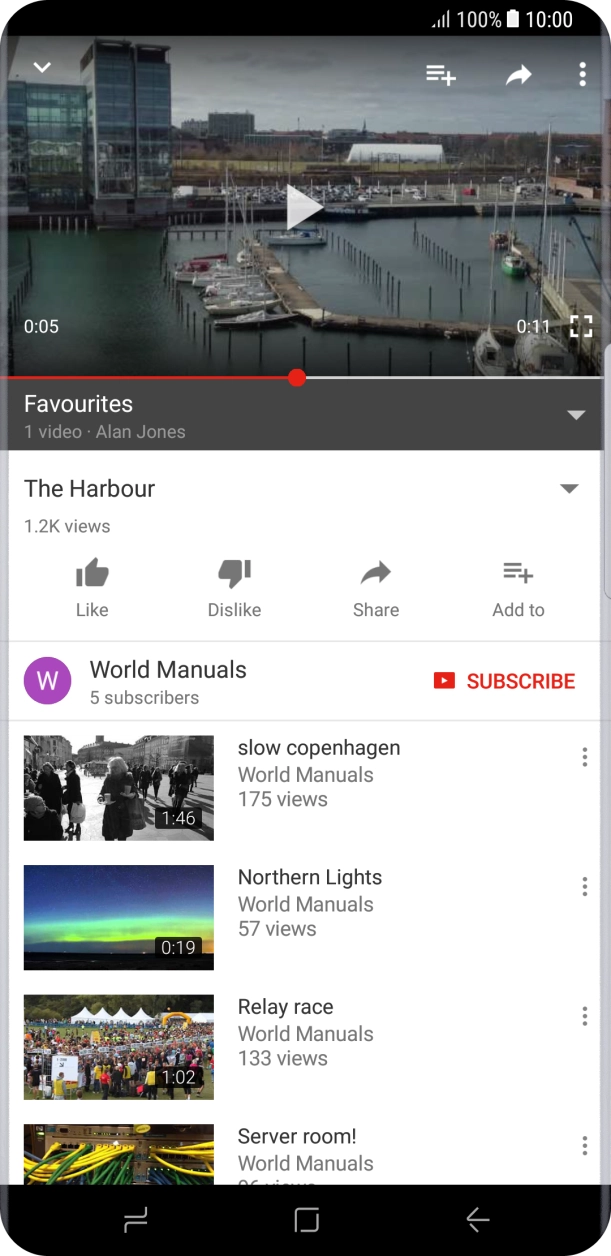 Press the Home key to return to the home screen.