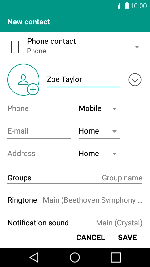 Press Phone and key in the required phone number.