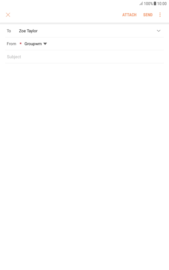 Press Subject and key in the required subject.