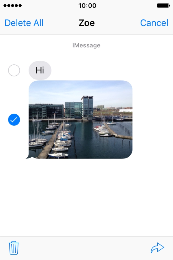 Press the forward icon. Press the forward icon.