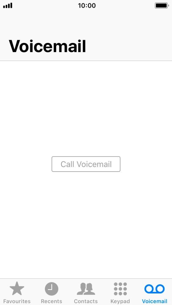 Press Call Voicemail and follow the instructions from your MessageBank®.