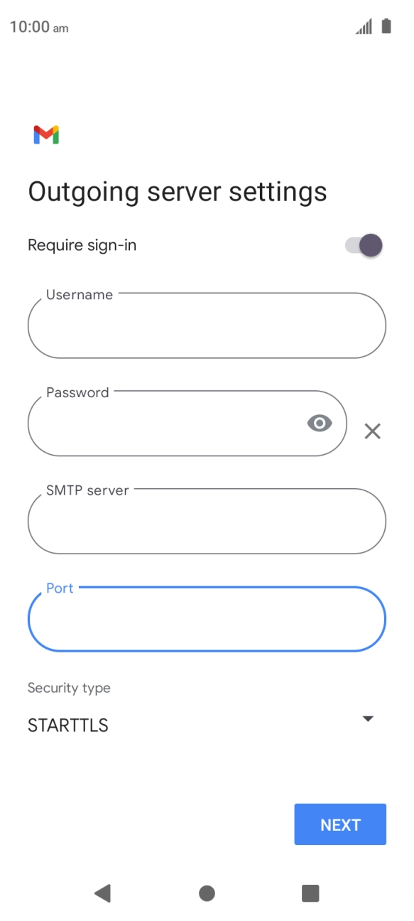 Press the drop down list below 