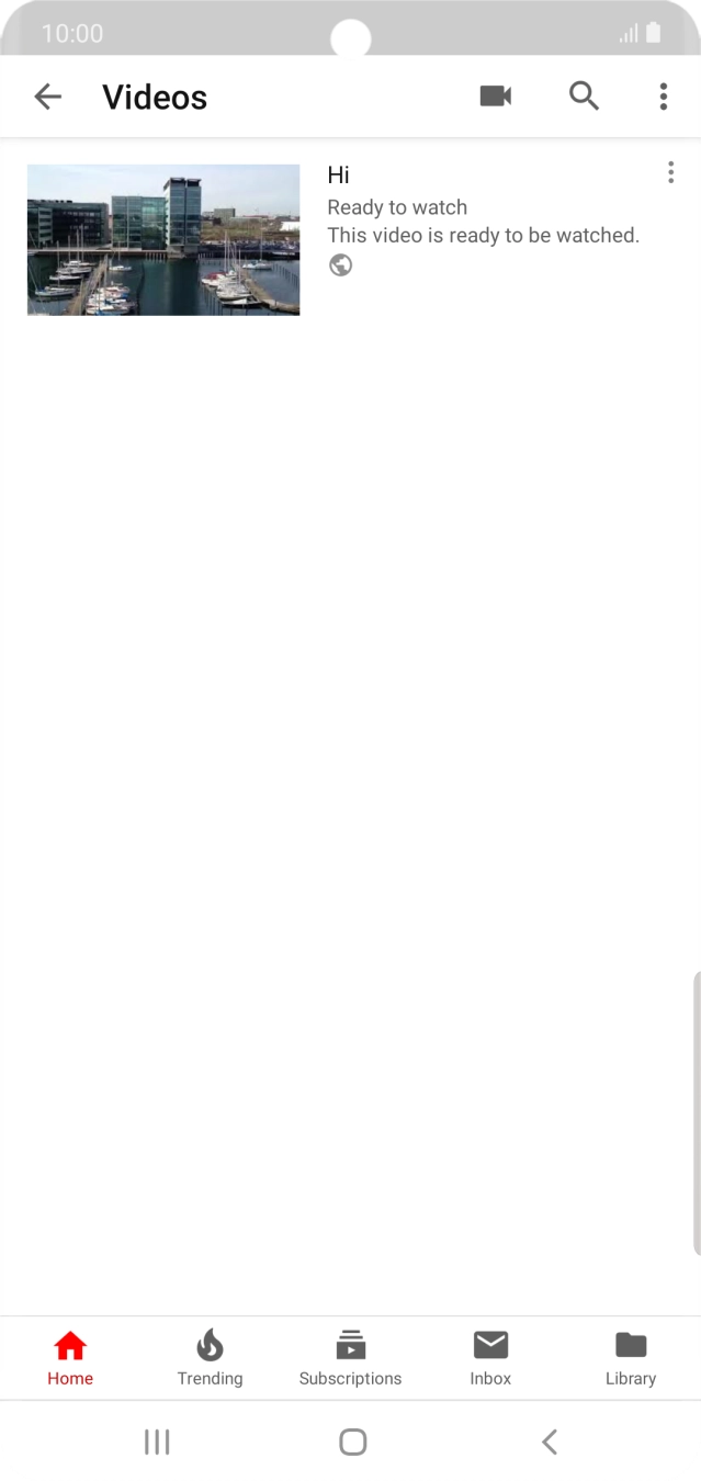 Press the search icon.