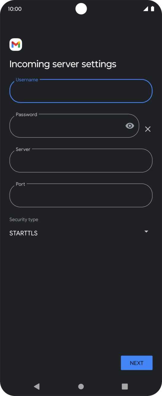 Press the field below Press the field below