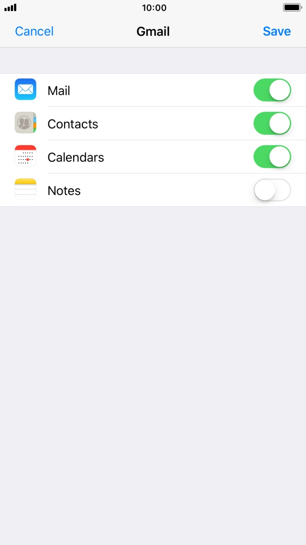 If this screen is displayed, you email account has been recognised and set up automatically. Follow the instructions on the screen to key in more information and finish setting up your phone.