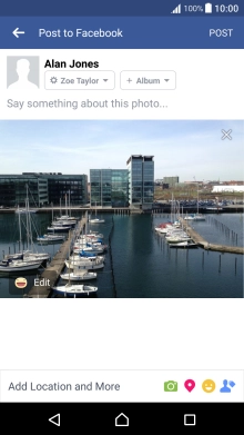 Press the text input field.