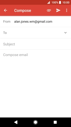 Press To and key in the first letters of the recipient's name.
